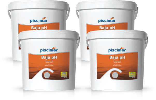 Pack Reductor pH Granulado Piscimar (4 x 8kg)